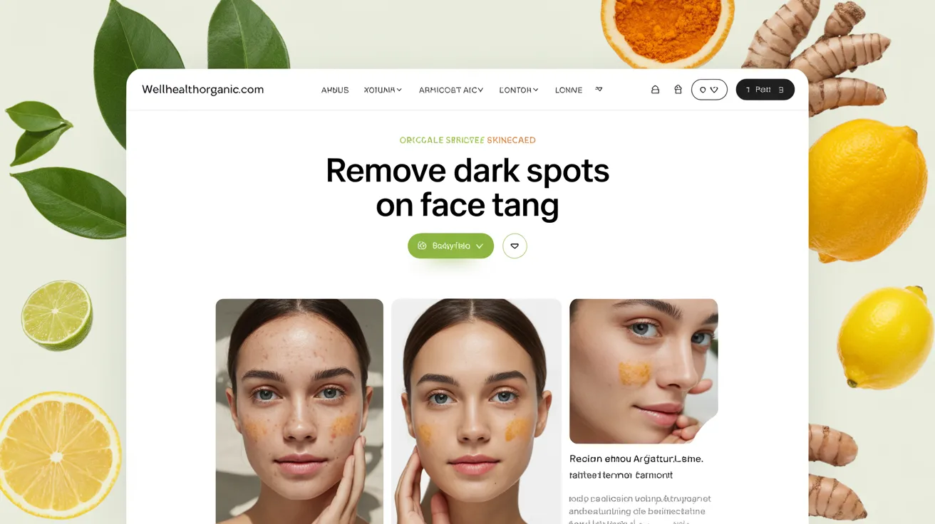 Wellhealthorganic.com : Remove Dark Spots on Face Tang